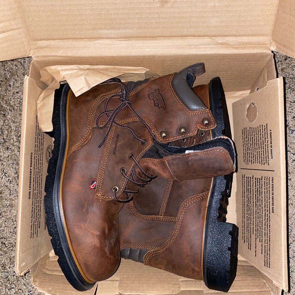 Red Wing Steel Toe Boots